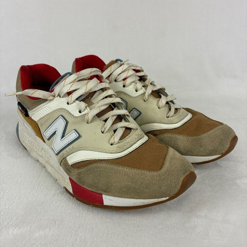 New Balance 997H Sneakers Men’s Size 8 Tan Suede Workwear/Incense Cordura Shoes